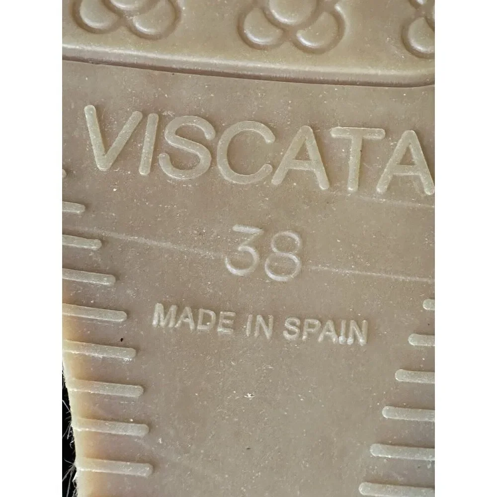 Viscata Barcelona Womens Teva Espadrille Heel Black EU 38‎  US 7
